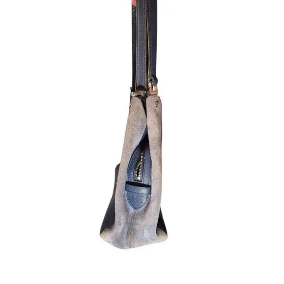 Kate Spade Leila Triple Medium Compartment Leather/Suede Shoulder Bag (Project B - Picture 5 of 5